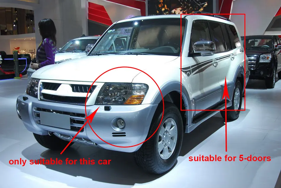 Хромированные топливные баки газовые крышки для MITSUBISHI PAJERO MONTERO V73 ABS Стайлинг автомобиля аксессуары внешнего