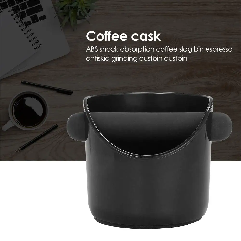 

Anti Slip Shock-absorbent Espresso Knock Box Anti Slip Coffee Grind Dump Bin Waste Bin With Detachable Knock Bar For Barista