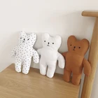 Цветочный медведь Instagram, кролик, печенье, плюшевая игрушка, милые детские успокаивающие куклы, хлопковый подарок на день рождения, детский спутник для сна, кукла, марионетка