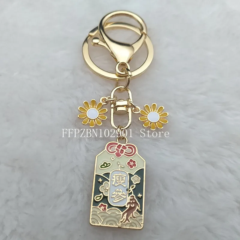 Брелок в японском стиле с амулетом брелок виде кошки удачи милое украшение