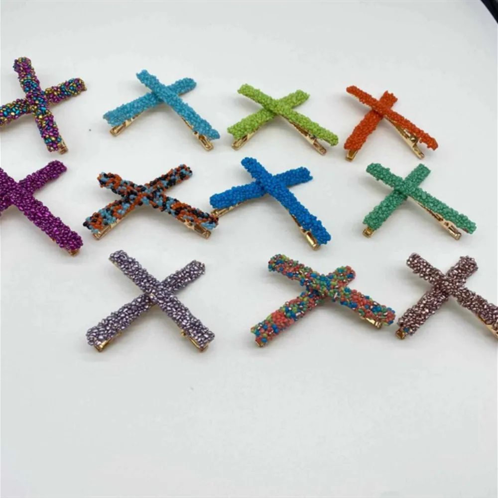 Южно корейские Детские Мори сказочные крест накрест зажим для волос в