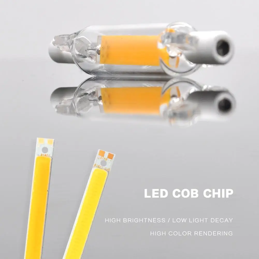 R7S светодиодный COB лампы 118 мм 78 Стекло сапоги трубы Большие размеры 40W 30W 15W Замена