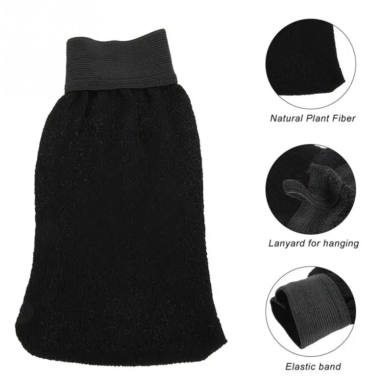 1 шт. мягкая перчатка для перчатки душа и ванной спа-массаж скребок ухода за кожей