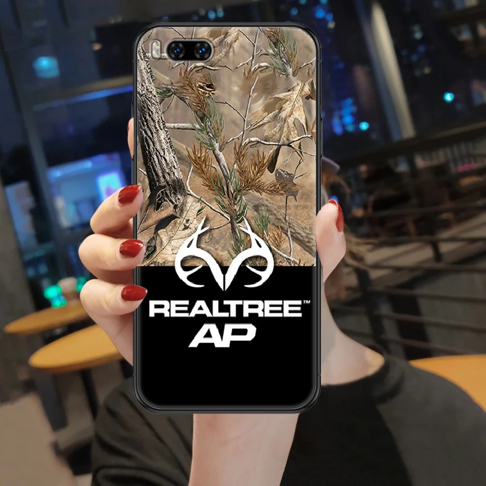 

Camouflage Brand REALTREE American Phone case For Xiaomi Mi Max Note 3 A2 A3 8 9 9T 10 Lite Pro Ultra black trend prime fashion