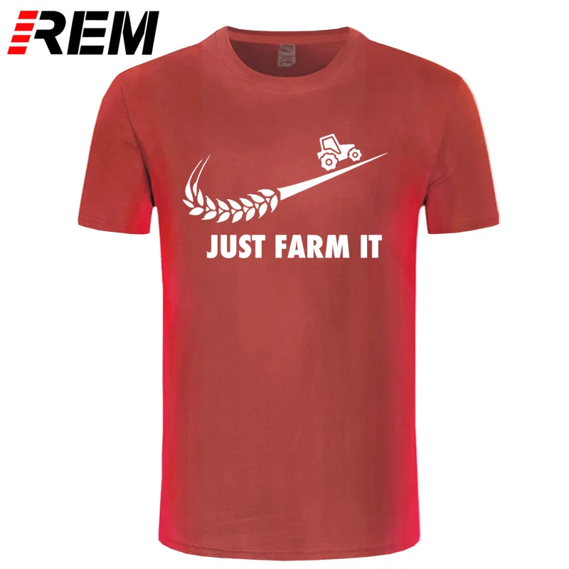 Модная футболка Just Farm It, мужские хлопковые фермерские футболки с круглым вырезом и короткими рукавами, Мужская футболка для сельского хозяйства, топы