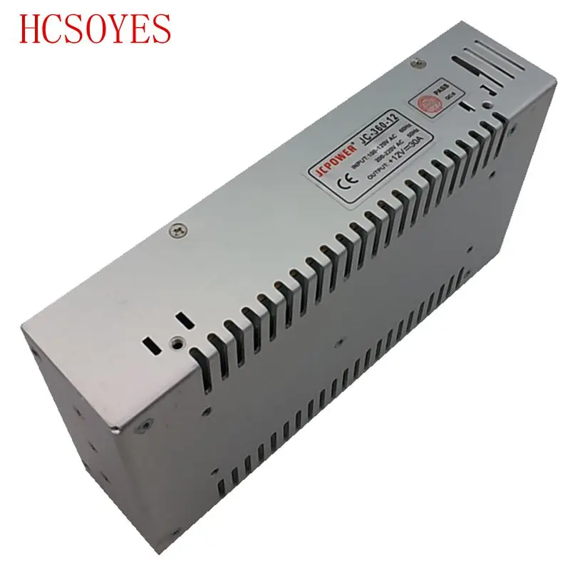 DC 12V 30A 360w импульсный источник питания для ws2811/5050/3014/3528/2835/5630/6803/TM1812 светодиодные