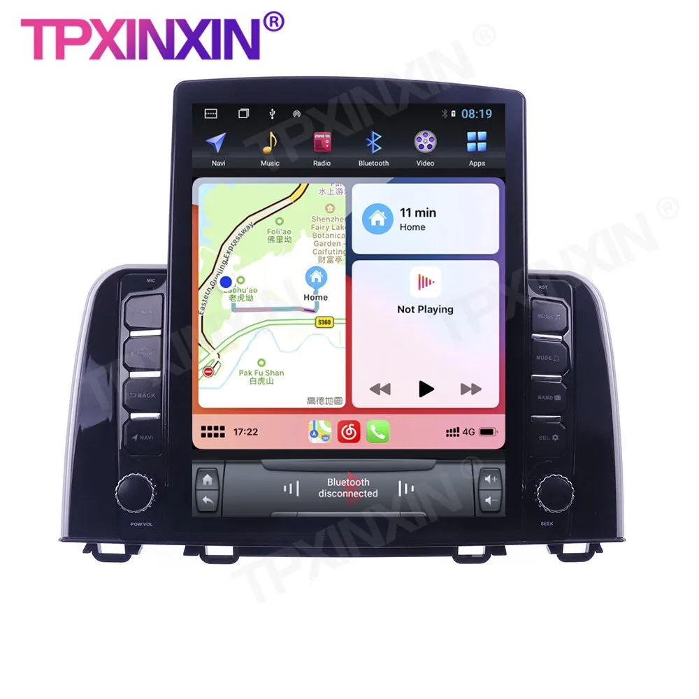 저렴한 혼다 CRV 2017 + 안드로이드 10 무선 Carplay 터치 스크린 범용 스테레오 수신기 6 + 128G 자동차 라디오 플레이어 라디오 테슬라 스타일