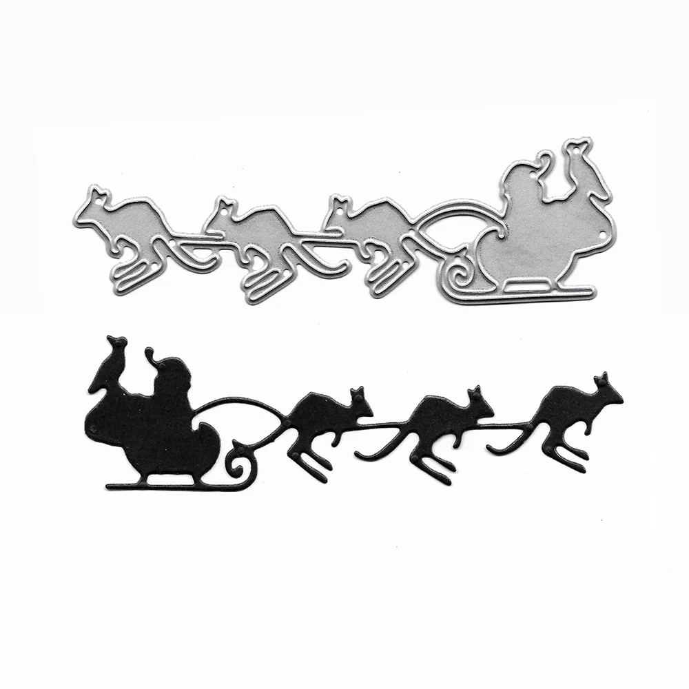 

Christmas Metal Cutting Dies Scrapbooking Craft Troqueles DIY Stencil Embossing Folder Molds Clear Stamps And Slimline Card Die