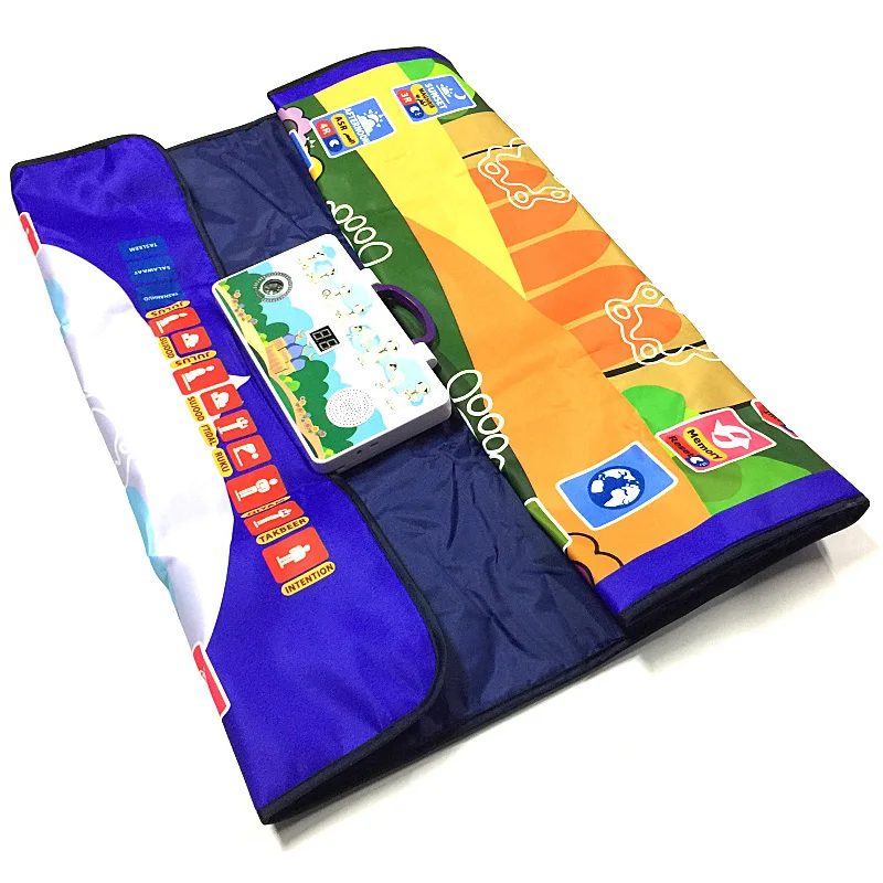 

New Arrival Talking Praying Mat Educational Interactive Prayer Rug Salah Muslim Carpet Kids Islam Electronic Worship Blanket