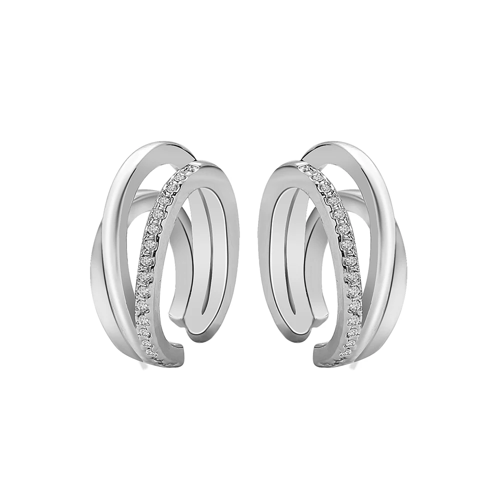 

Fashion Gold Color Ear Cuffs Leaf Clip Earrings for Women No Piercing Micro Pave Zircon Fake Cartilage Earring Jewelry Gift