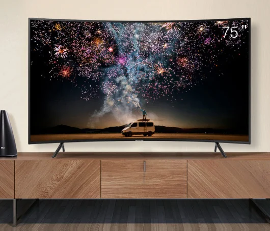 Изогнутый ЖК монитор 4K LED wifi TV 75 ''Smart Android multi langauges led TV|Телевизоры| |
