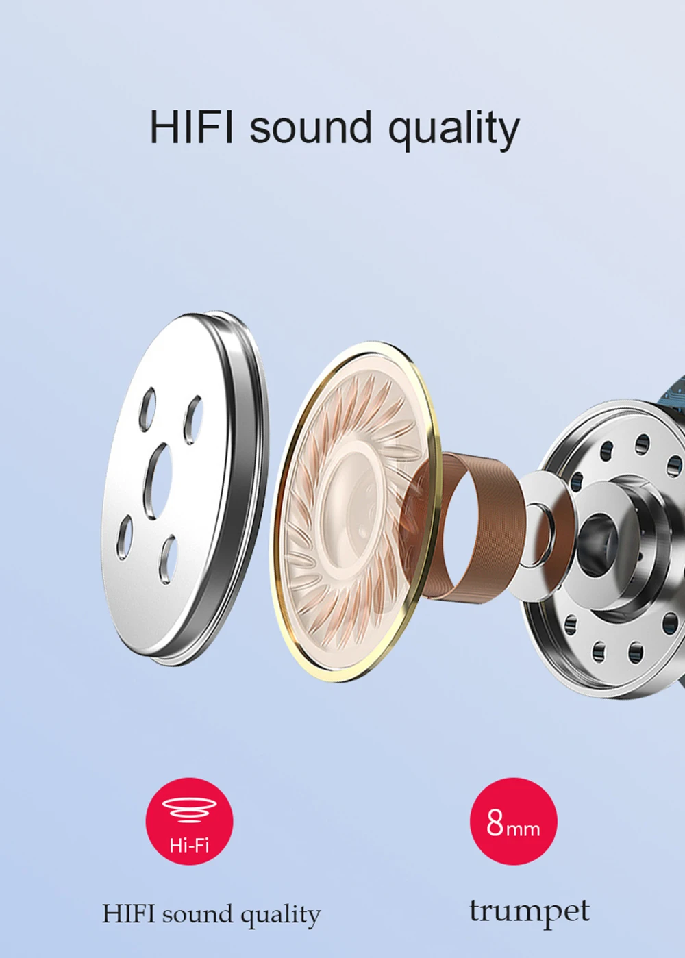 TW50 Tws стереонаушники с поддержкой Bluetooth и функцией шумоподавления|Наушники