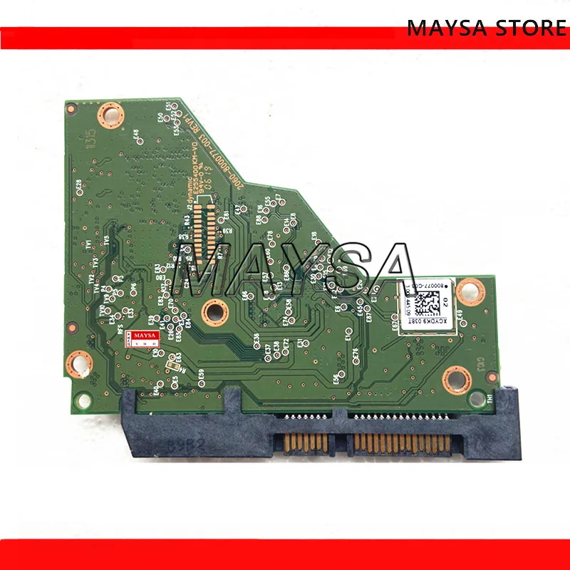 800077 для жесткого диска WD WD20EZAZ PCB 2060-800077-003 REV P1 P2 разблокированная печатная плата