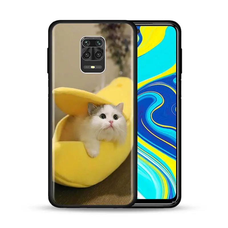 Чехол для Xiaomi Redmi Note 9S 8T 8 7 9 9A 9C K30 Pro 8A 7A 6 Черный силиконовый чехол телефона |