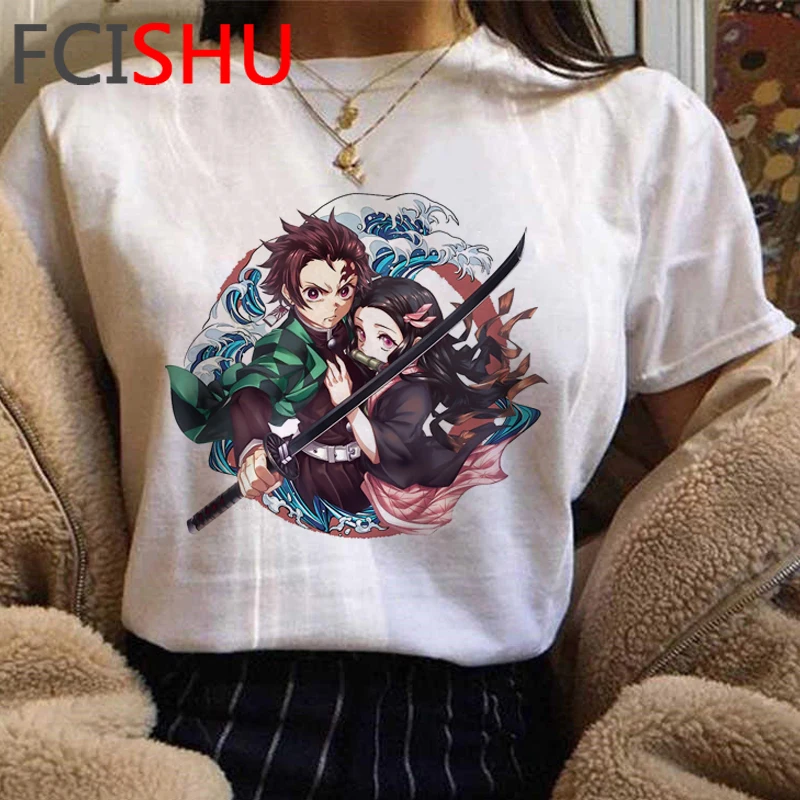 Крутая забавная футболка с изображением рассеянного демона Мужская японским