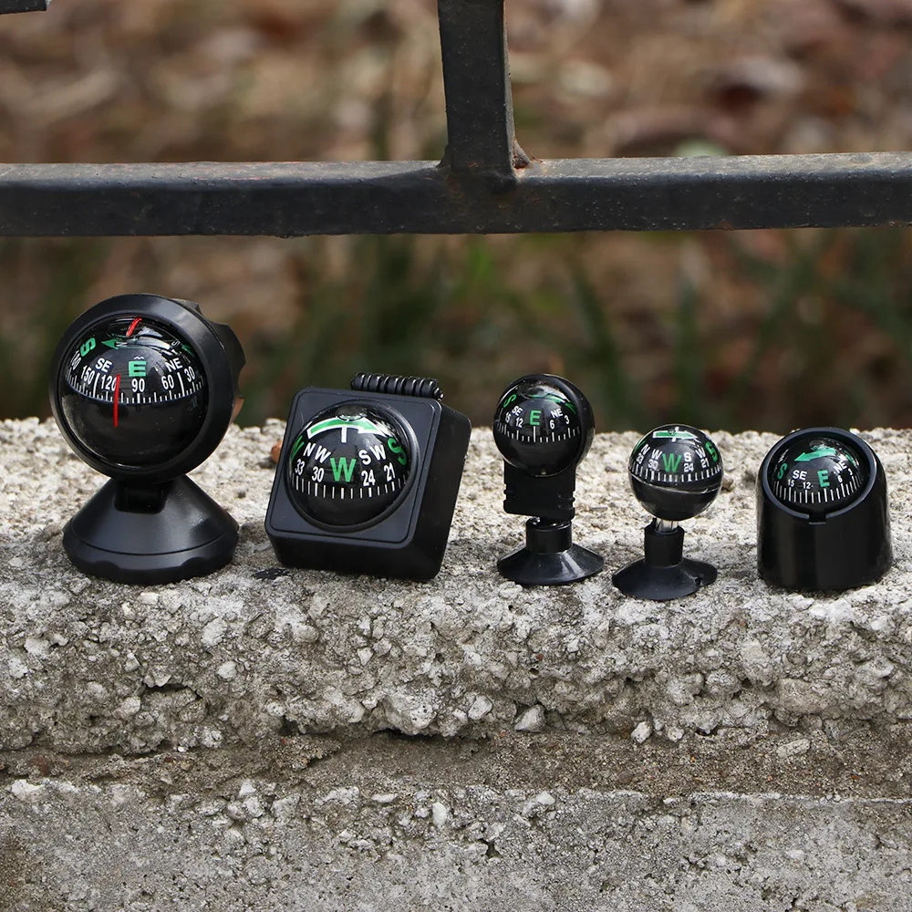 Универсальный мини Компас с шариком для приборной панели автомобиля карманный