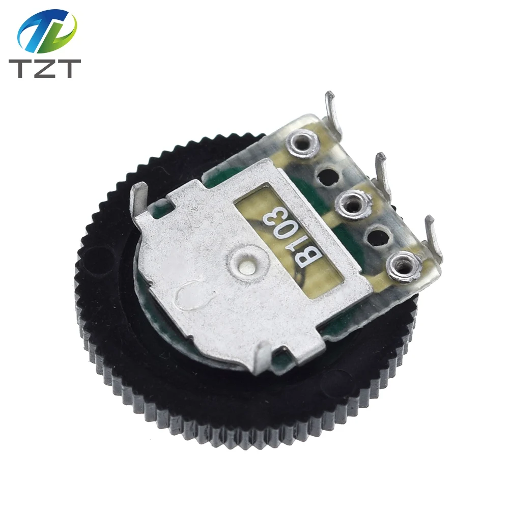 TZT 10 шт. B103 16x2 мм 10K Ом двойной циферблат конический объем колеса дуплекс