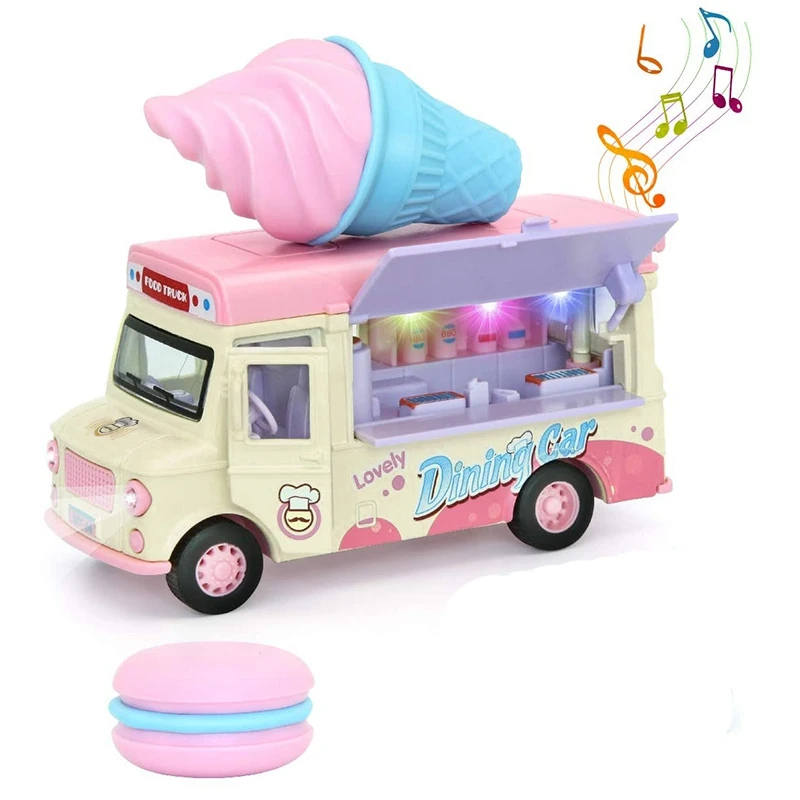 Toy Car with Music Lights and Openable Awning Ice Cream Trolley | Игрушки и хобби