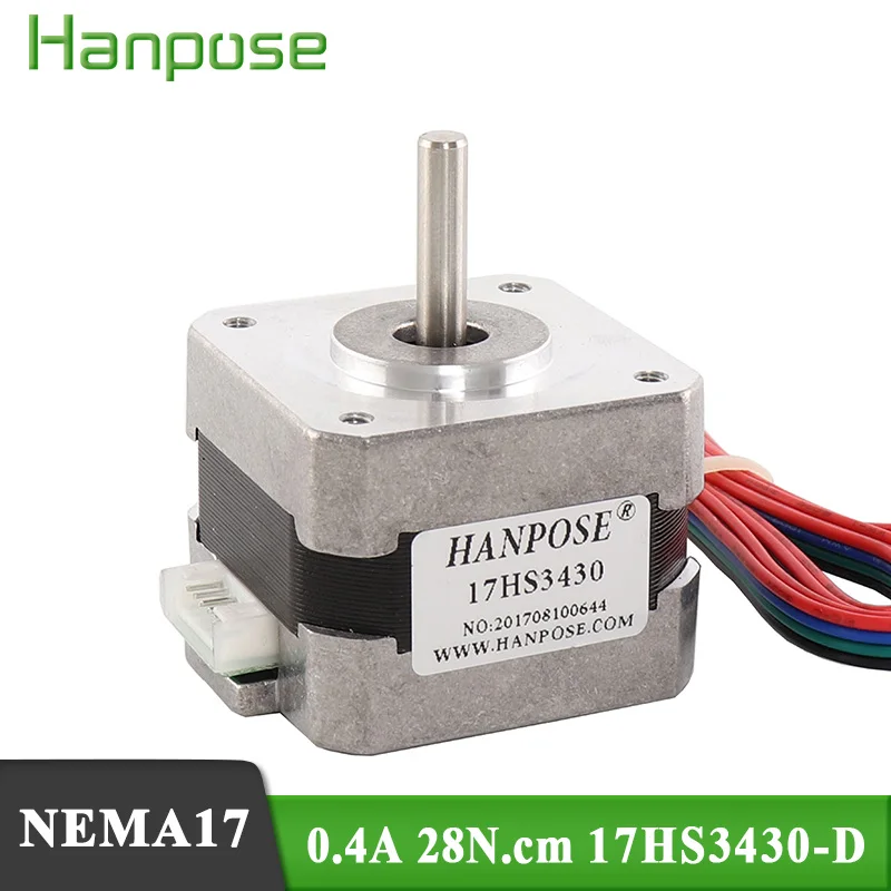 Двигатель для 3D принтера 17HS3430 D 17 12 в пост. Тока 2800 ГГц см 34 мм|motor stepper|stepper motorstepper