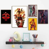 deadpool movie hd posters and prints canvas painting wall pictures for living room vintage poster decorative home decor cuadros