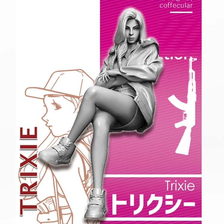 1/35 Trixie модель из смолы GK разобранный и Неокрашенный комплект | Игрушки хобби