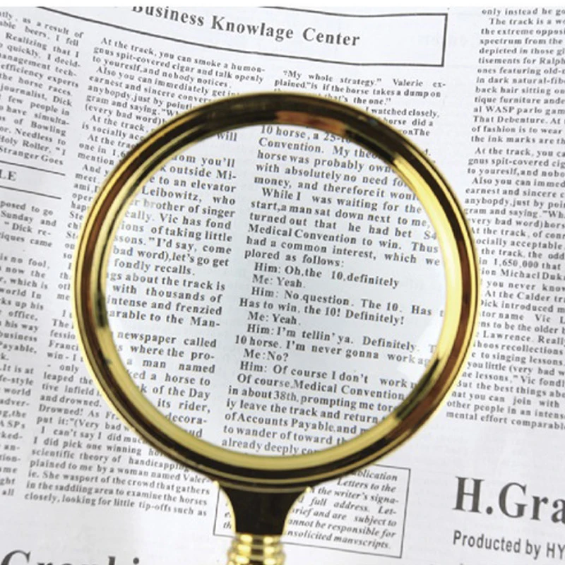 60/70/80/90mm HD Gold-plated Vintage Flower Handle Magnifier Glasses Handheld Reading Eye Loupe Glass Jewelry | Инструменты