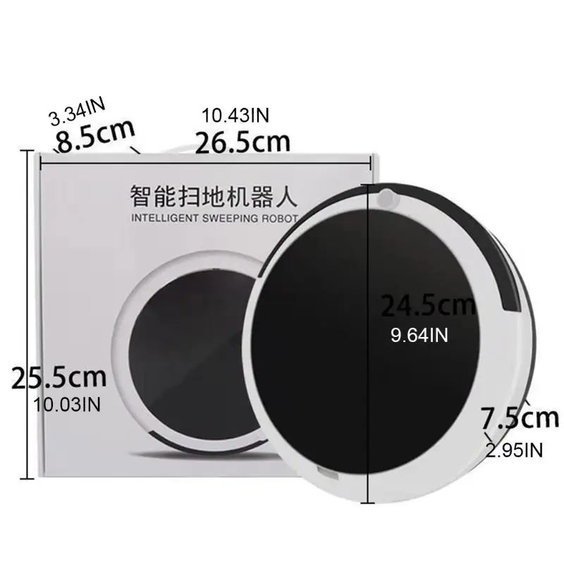 

Auto Cleaning Robot Smart Electric Sweeping Mopping Vacuum Cleaner Dirt Dust Hair Automatic Remover Device for Home Room