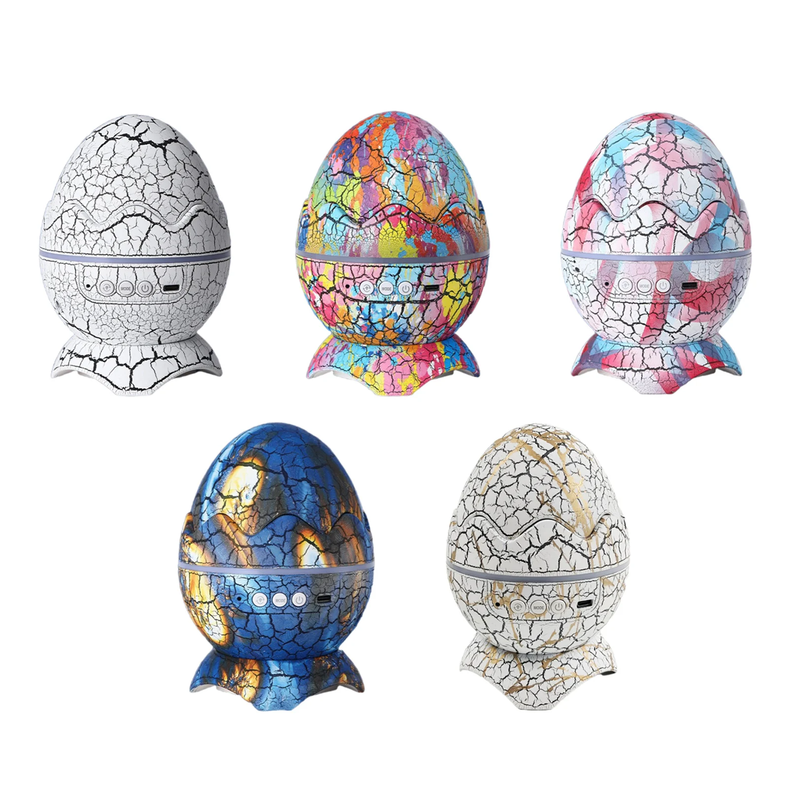 

Звездный проектор носветильник динозавр в форме яйца с дистанционным управлением RGB Bluetooth музыкальный динамик с дистанционным управлением ...