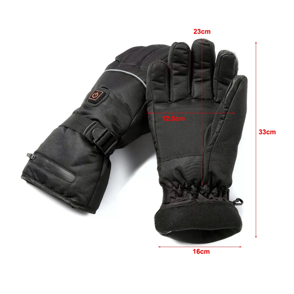 Drop ship 1 Pair Electric Heating Gloves Thermal Heated Five-Finger Winter Hand Warmer Ski For Men And Women | Спорт и развлечения