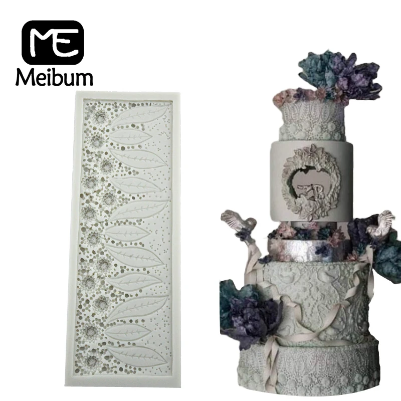 Meiжур лепесток цветов жемчужная паста сахарная мастика помадка форма для торта