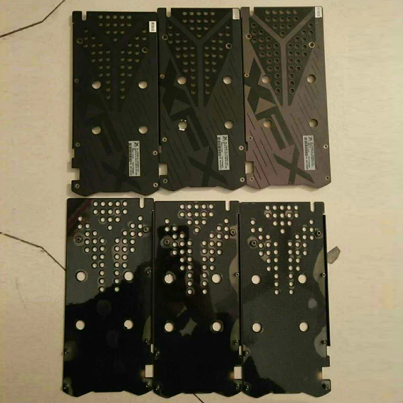 Видеокарта XFX Black Wolf Edition защитная объединительная плата RX470D RX470 RX480 RX570 RX580 |