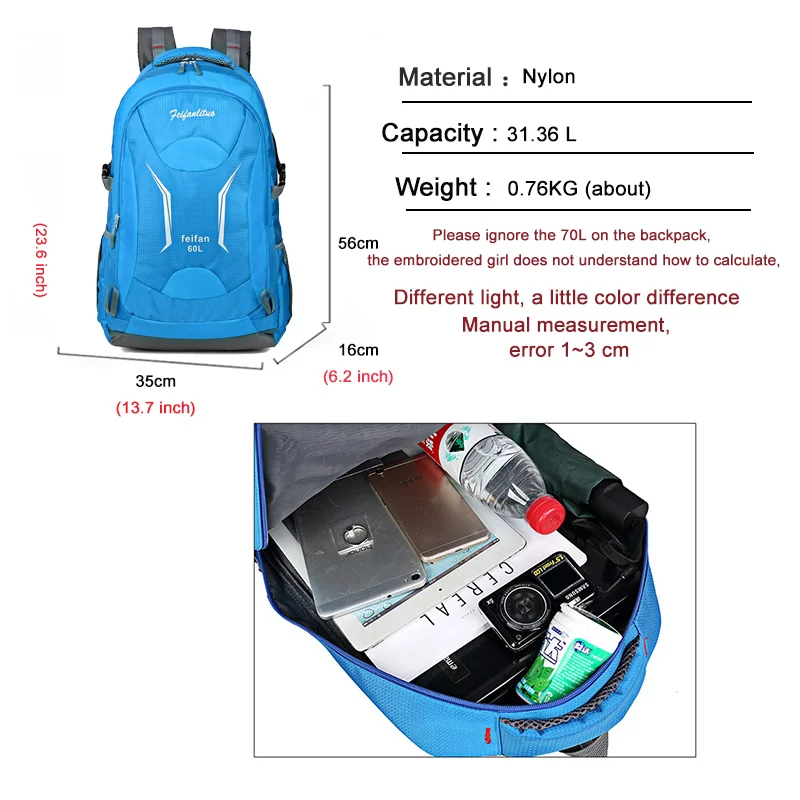 Мужской рюкзак 2020 качественный водонепроницаемый из ткани Оксфорд для
