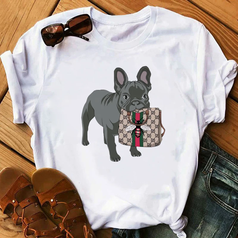 2020 маленький йоркширского терьера футболка женская летняя обувь Топы Прекрасный