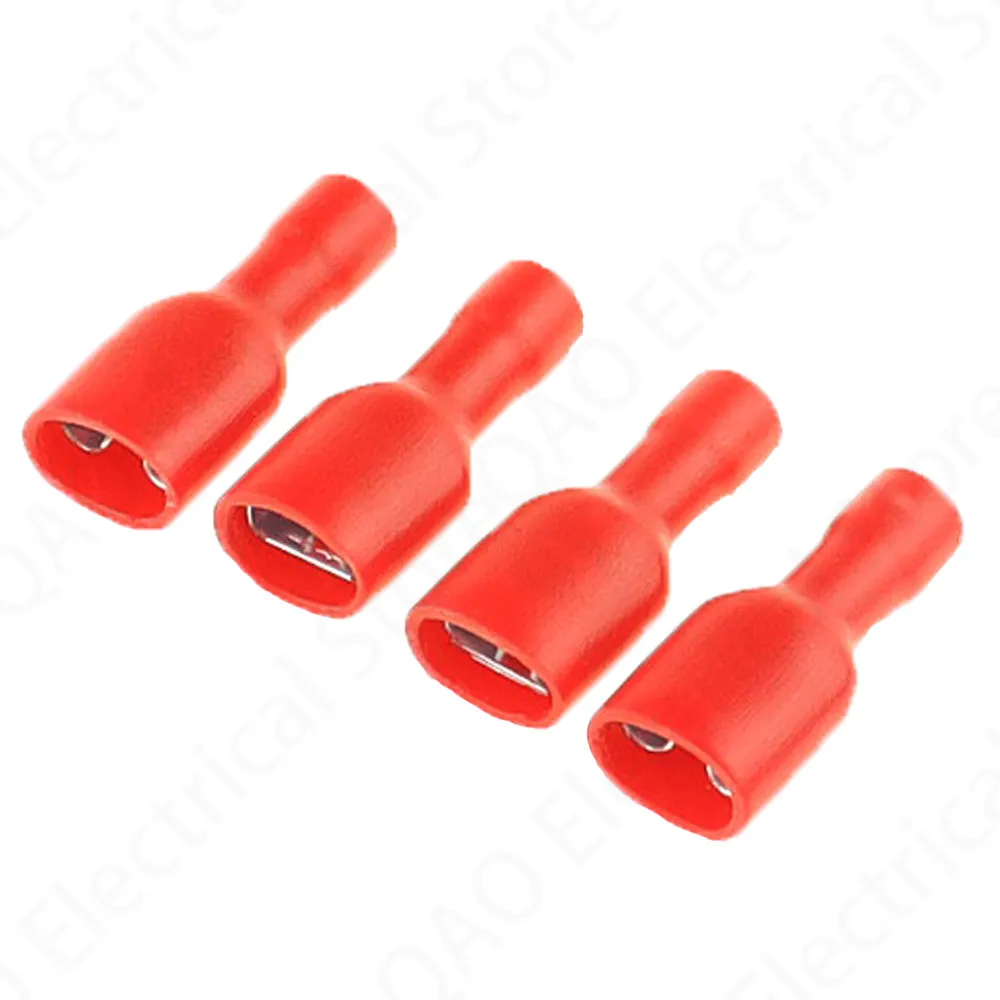 FDFD1-250 FDFD1.25-250 изолирующая Женская Изолированная электрическая обжимная Клемма