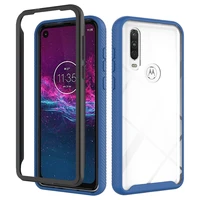phone case for motorola one marco vision p40 fusion plus hyper action 5g ace pro zoom heavy transparent frame protection cover