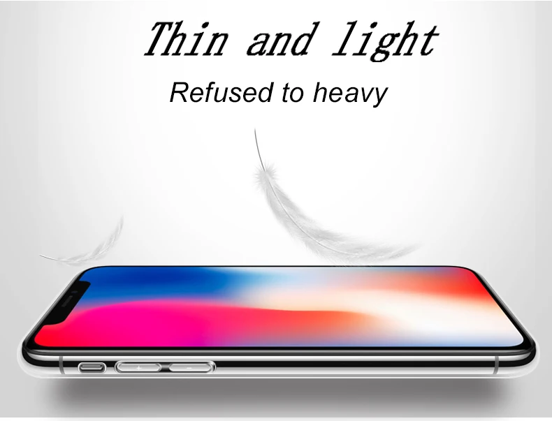 Мягкий силиконовый чехол из ТПУ для iPhone X10 XR XS MAX 7 8 8Plus 5s SE 6 6S 6Plus