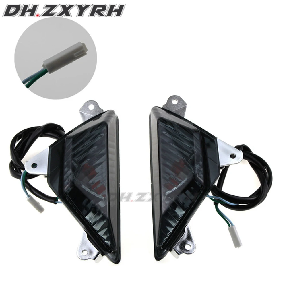 Подходит для Kawasaki Ninja 300 650 ER6F ER 6F ER-6F ZX-6R ZX6R ZX 6R 636 передний указатель поворота