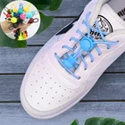 Спортивные эластичные шнурки, шнурки для обуви без завязывания, для детей и взрослых, ленивый фиксатор, ботинки со шнурками, аксессуары, шнурки с эластичным замком