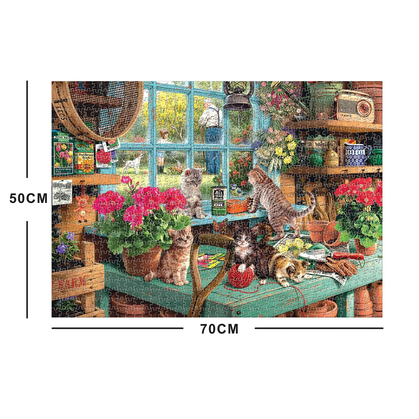 

1000 Pieces Paper Puzzles Jigsaw Educational Scenery Puzzles Toys For Adults Kids Family Jigsaw Puzzle Game Toys Kids Gift