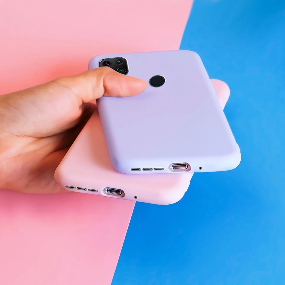 For Redmi 9C NFC 9 C Redmi9c Case Soft TPU Case For Xiaomi Redmi 9C Redmi9c NFC Candy Cover Coque For Redmi 9C 9 C NFC Shell