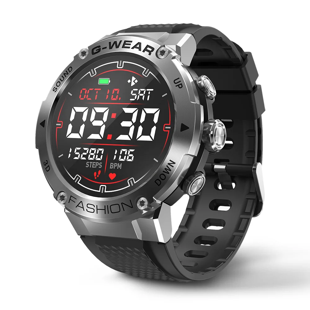 BlitzWolf BW-AT3C Смарт-часы HD Экран BT Вызов 24h Сердечный ритм Кровяное давление SpO2