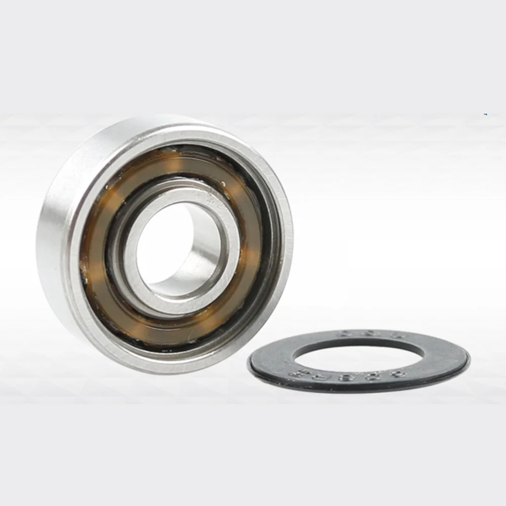 

8 PCS Replacement Sealed Bearings for Rollerblades Skateboards Inline Skates (Black)