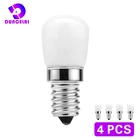 Светодиодная лампа-кукуруза для холодильника E14, 3 Вт, 220 В, 4 шт.лот