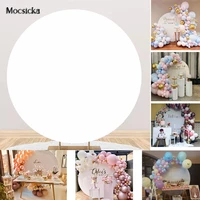white round birthday party backdrop decorations circle baby shower background cover wedding banner photocall studio props