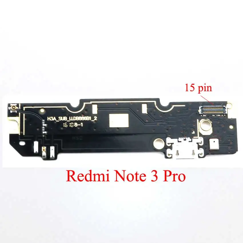 Юйси Замена для Xiaomi Redmi Note3 3 Pro Note 4 4X микрофонный модуль+ USB плата с зарядным портом Шлейф разъем часть - Цвет: Redmi Note 3 Pro