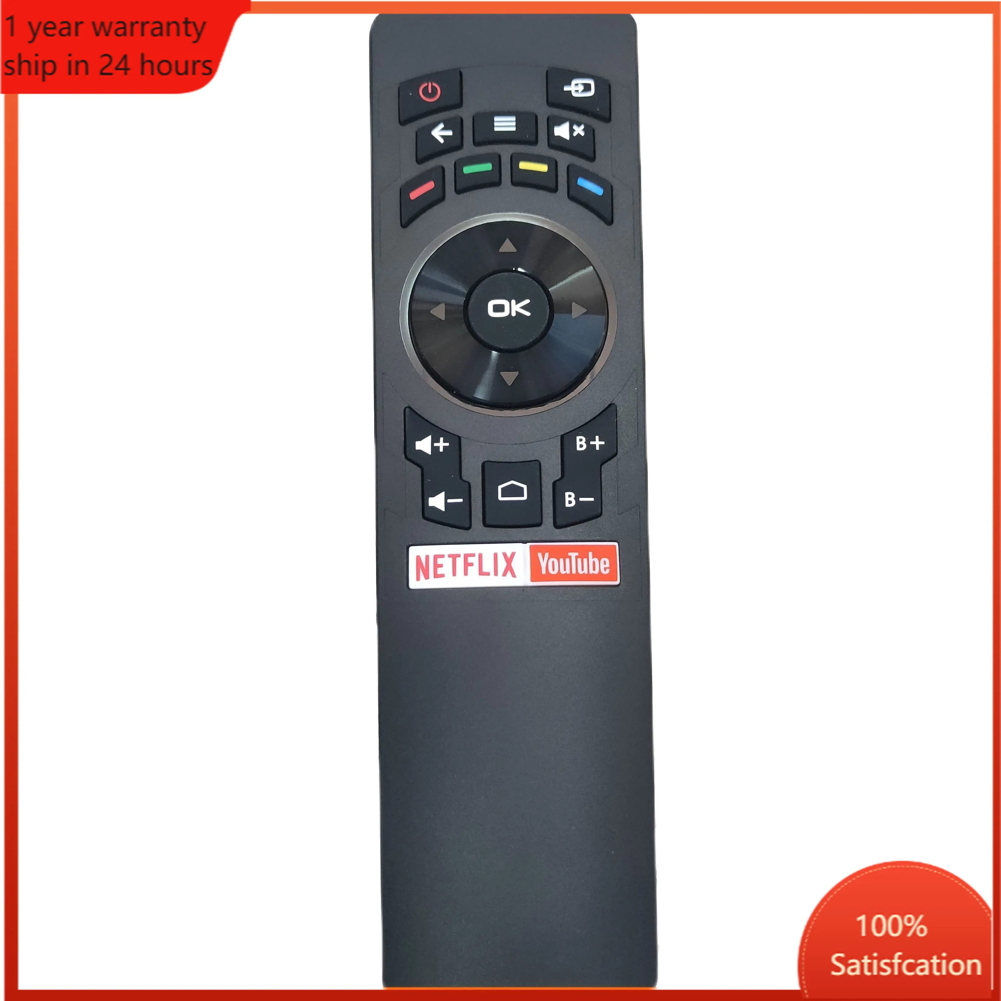 

Original Remote Control RC3442108/01 For Multilaser TV Remote Control With NETFLIX Youtube Fernbedienung Remote Controller