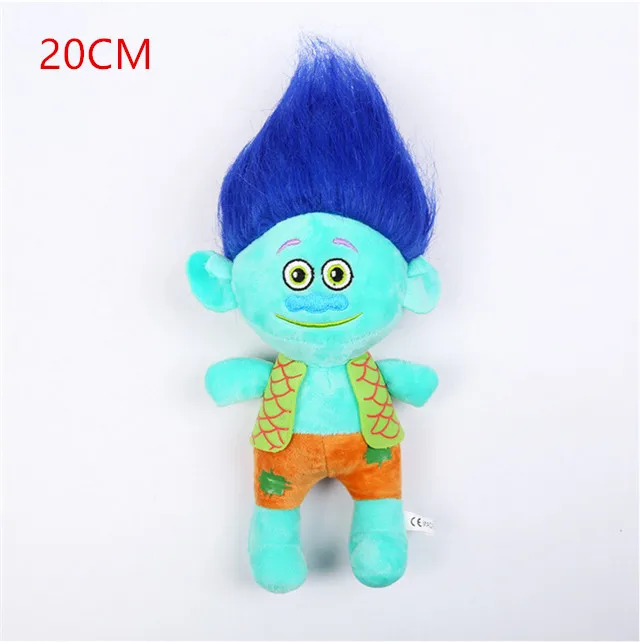 20cm blue 20-30 см стиль Маковый филиал тролли игрушка кукла мечта фильм Menina Мягкая игрушка плюшевые тролли кукла детские игрушки подарок - Цвет: 20cm blue