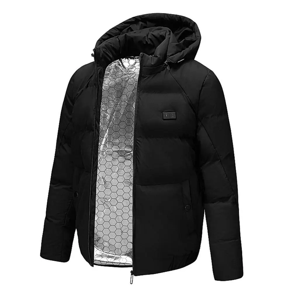Heated Jackets Fashion Men Women Electric Jacket USB Heating Hooded Warm Winter Thermal Coat | Спорт и развлечения