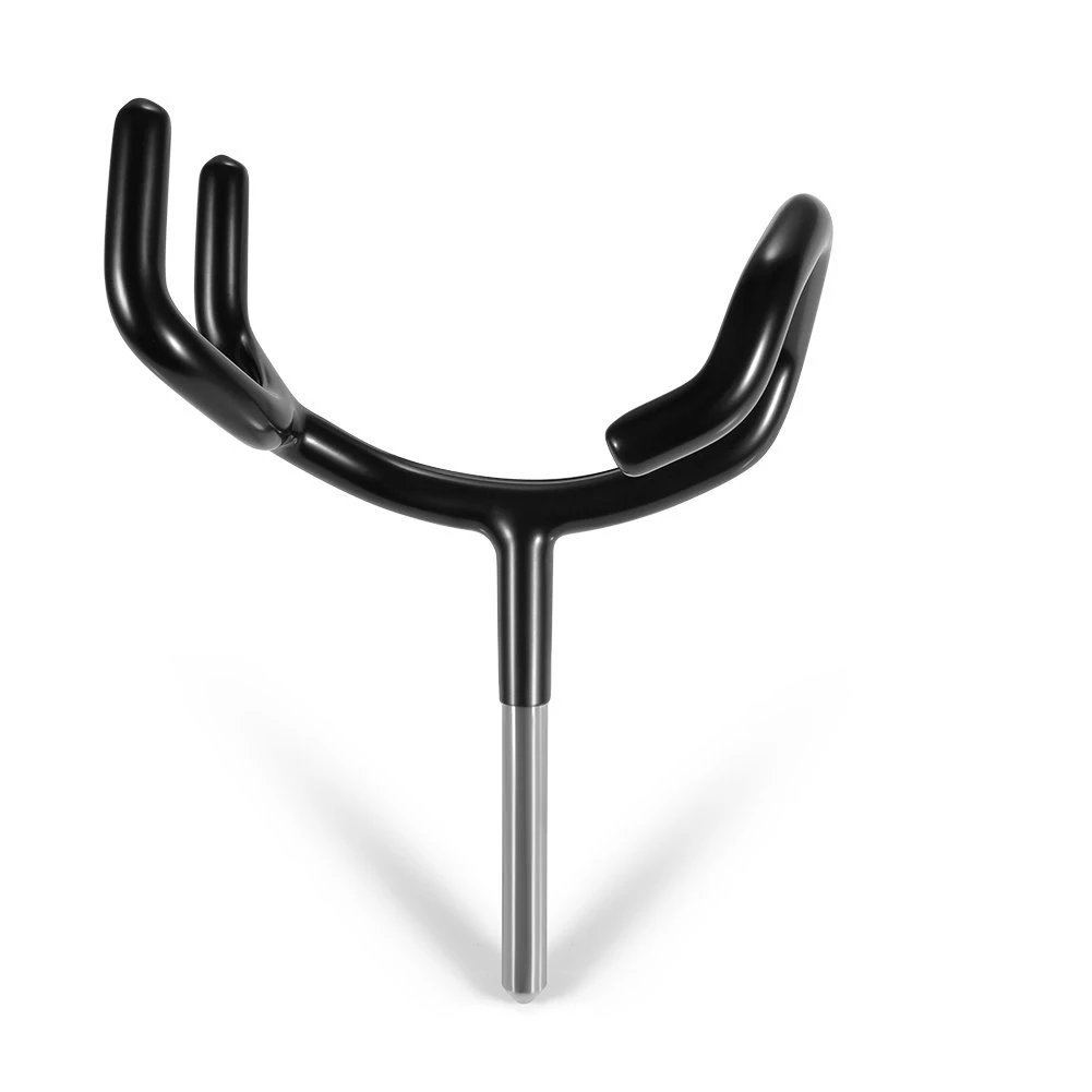 

Black Metal Microphone Boompole Support Holder Aluminum Alloy Mounting Clamp for C-Stand Microphone Stand GK99