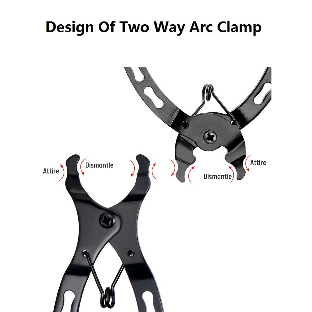 

Мини-инструмент с быстрым сцеплением, многозвенные плоскогубцы для горного велосипеда цепь для дорожного велосипеда, зажим, волшебная Пряж...